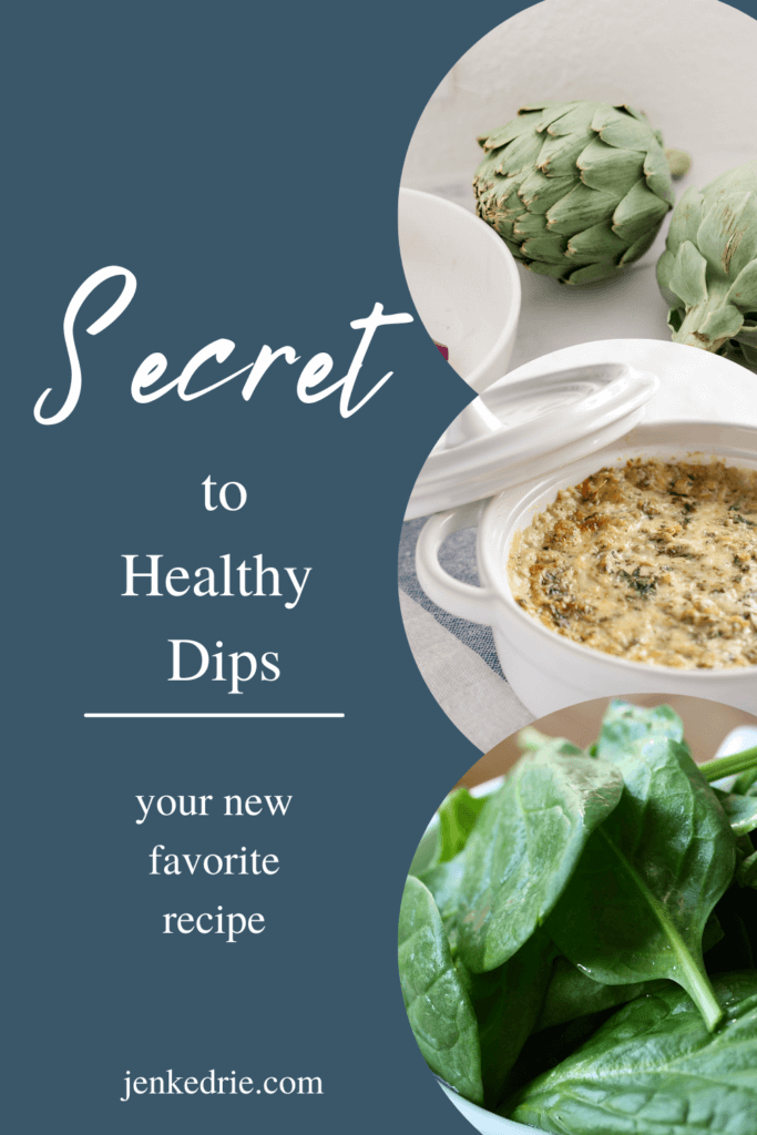 healthy Spinach and Artichoke dip
